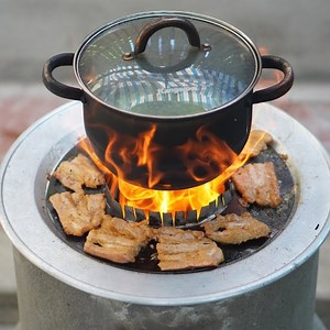 1.1M views · 1.8K reactions | Create a Wonderful Wood Stove From Cement and Brick | Great DIY Idea | Facebook