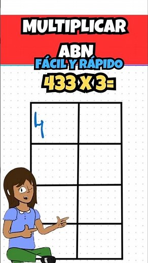 "Multiplicación por 1 cifra con método ABN 👉 ¡Súper fácil!"