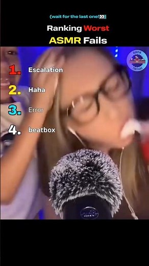 Ranking Worst ASMR Fails 😭💀 #asmr #fails #funny