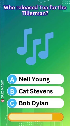 Who released Tea for the Tillerman? VGRKH #QuizMagic #ViralQuiz