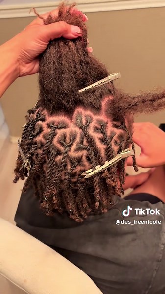 Freeform Locs and 2-Strand Twists for Men