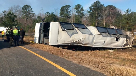 Driver in deadly charter bus crash in Virginia charged with manslaughter
