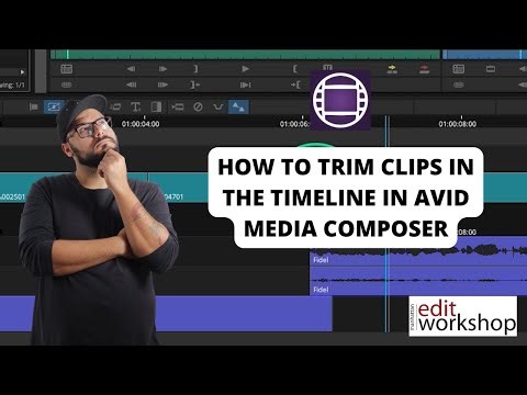 How To Trim Clips in the Timeline in Avid Media Composer