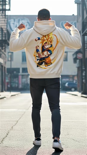 🔥Power Up with This Dragon Ball Z Hoodie!🔥 #DragonBallZ #Goku #SuperSaiyan #AnimeStyle #ycjing