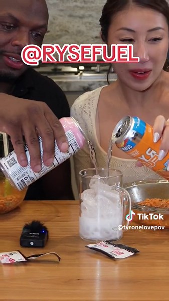 The Energy we needed! Thank you Nicole Doshi for bringing the FUEL @RYSE FUEL @Doshi with D & @Vic Marie……….. #energydrink #fuel #getyours #tiktokmademebuyit #tiktok #viral #collab #foryou #foryoupage