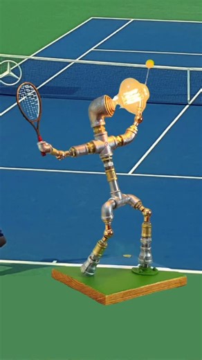 Steve | Artistic Illuminator on Instagram: "Serving up one of my previous bespoke creations—a one-of-a-kind commissioned lamp inspired by 1990s tennis legend Andre Agassi! . Capturing the intensity of his iconic serve, this lamp features a handmade miniature tennis racquet and ball, meticulously crafted to scale. Mounted on a polished wooden base with a touch-sensor switch, this piece is both functional and artistic. . Whether you’re a sports fan or looking for a truly unique gift, I can turn an