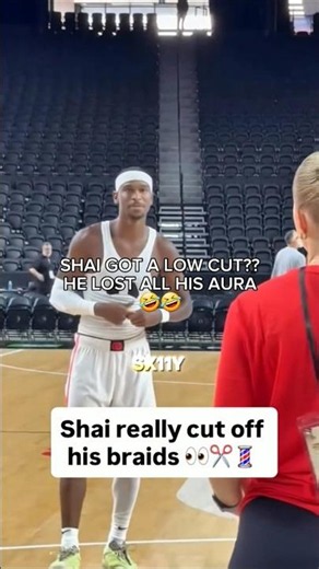Did Shai Gilgeous-Alexander Lose His Aura?! 🤯 New Haircut SGA! 🏀