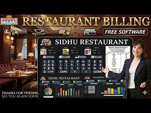 Restaurant Billing in Excel