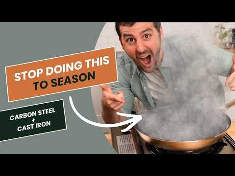 How to Season a Pan on the Stovetop - Without the Smoke