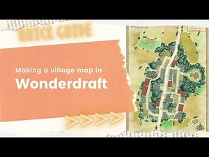 Making a village map in Wonderdraft