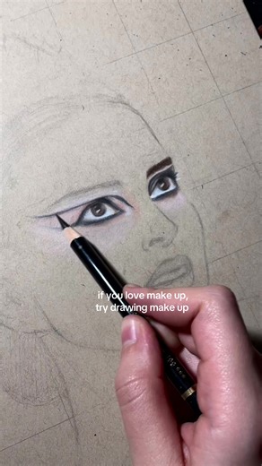 Drawing Makeup: Artistic Process and Techniques
