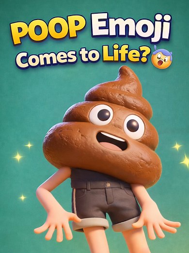POOP Emoji Dance Challenge Come to Life