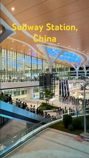 New Subway Train Station in Chongqing, China #china #travel #beautifuldestinations #exploremore