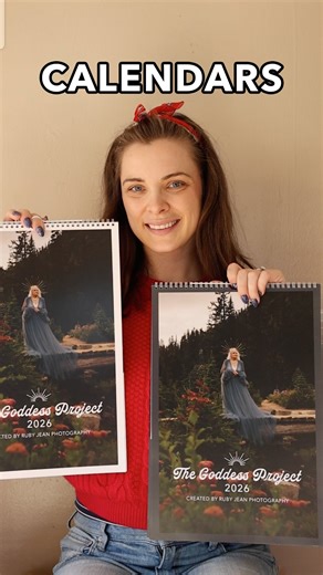 Get your calendars now at https://www.etsy.com/listing/4390251098/2026-goddess-wall-calendar?ref=shop_home_active_1&logging_key=0b990028d93dfeabb2b150760f89a669a9827350:4390251098&variation0=5927456755 Your choice of black or white. All proceeds go towards funding the 2026 project! ♥️ #goddesproject #fantasyphotography #creativeportraits | Ruby Jean Photography