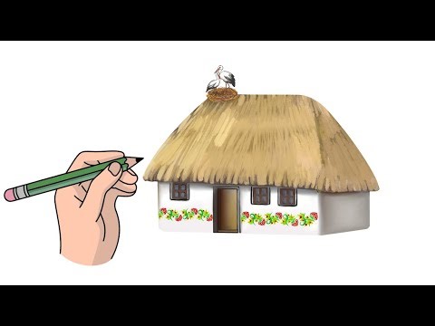 How to Draw an Old Village House 🏡 | Easy Step by Step Drawing | Easy Drawing #drawing #home