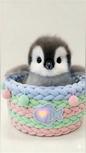 Pure Joy: Baby Penguin! 🍦🍰 please comment