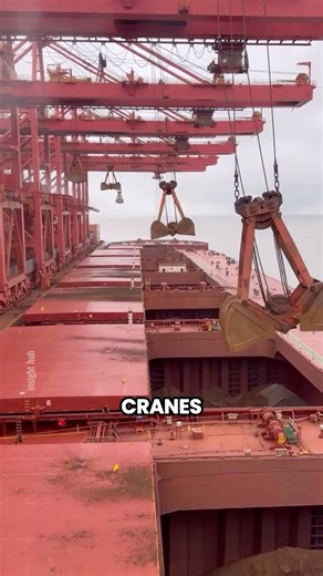 Unloading 70,000 Tons of Grain from a Massive Cargo Ship! 🚢