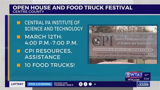 CPI to host open house event, food truck festival
