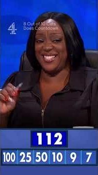 Everyone’s in tears at Judi’s numbers solution #CatsDoesCountdown