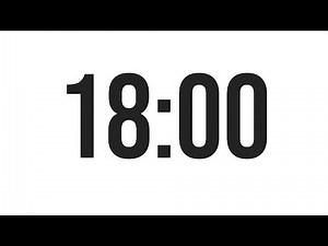18 MINUTE TIMER - COUNTDOWN TIMER (MINIMAL)