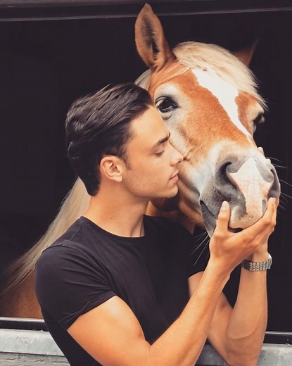 ✨ Nothing compares to the bond between a human and a horse. 🐴❤️ Grateful for these quiet moments of love, trust, and friendship. #HorseLove #UnbreakableBond #Grateful | Hooves, Paws & Hearts