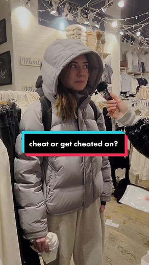 cheat or get cheated on? let us know #foryou #fyp #wouldyourather