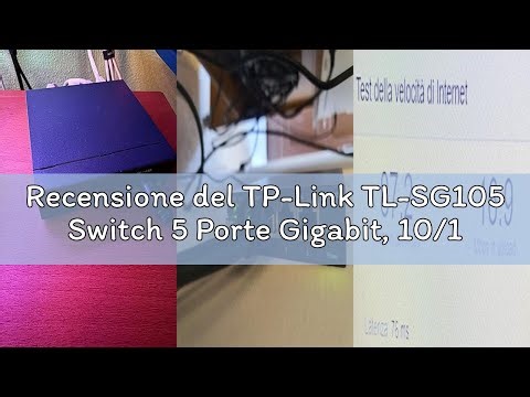 Recensione del TP-Link TL-SG105 Switch 5 Porte Gigabit, 10/100/1000 Mbps, Plug & Play,‎‎ 802.1p/DSCP