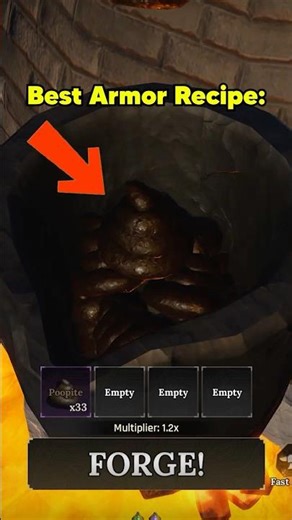 Poop Armor is OP #theforge #roblox