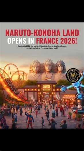Anime_World_17.18 on Instagram: "NARUTO – KONOHA LAND officially opens in France, 2026 🇫🇷🔥 From Kyūbi Unchained to Rasengan Chakra Rotation, the Hidden Leaf is turning into a real-world theme park. Life-sized statues, iconic locations, and rides straight out of the anime. Anime didn’t just inspire us — it built a destination. Would you travel for this? 👀🍥 Hashtags: #Naruto #KonohaLand #AnimeNews #AnimeToReality #HiddenLeaf Follow My page for more anime contact @___raju_18__ 🌷"