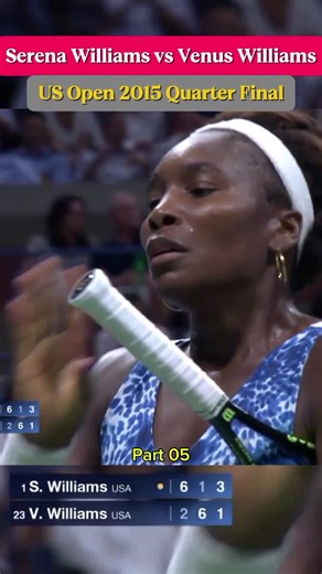 SERENA WILLIAMS vs Venus Williams US Open 2015 Quarter Final Highlights. Part 05 #tennis #sports #tennisvideo #tennisfans #tennisplayer #grandslam #usopen