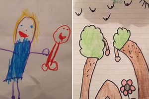 Parents share innocent drawings by their kids that are actually REALLY rude