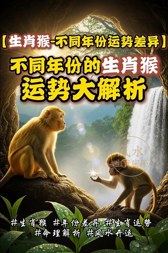 119K views · 3.2K reactions | 属猴的朋友注意！ 聪明灵动的你，在不同年份拥有不同的命运密码✨...