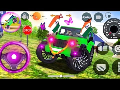 Dollar (Song) Modified Mahindra Thar😈|| Indian Car Simulator 3D ||Android Gameplay #GoLiveIndia