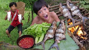 234K views · 5.1K reactions | Eating Delicious In Jungle - Cooking Fish For Diner | Fresh Cook | Facebook