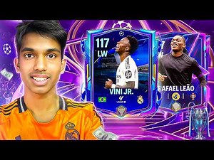 3x 117s One Pack UCL + FlashBack Vini Pack Opening! - FC Mobile