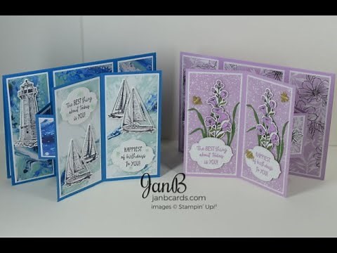 No.626 – Suspended Book Fold Card - JanB UK Stampin' Up! Independent Demonstrator