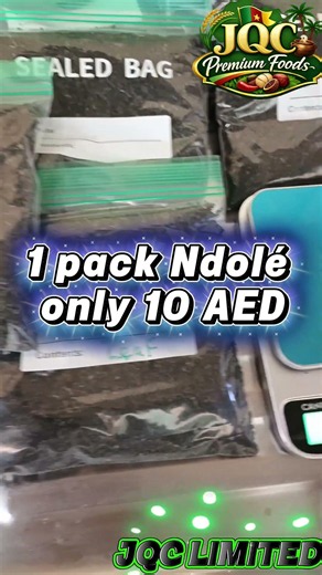 Authentic Cameroonian Ndolé (Dry Washed Bitter Leaves)|Only 10 AED per Pack 🇨🇲🇦🇪 | JQC PREMIUM FOODS