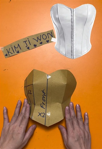 Super Cute Corset Top Pattern Making Tutorial 🎀✨#sewing #sewingtips #patterndesign #sewingtutorial #pattern