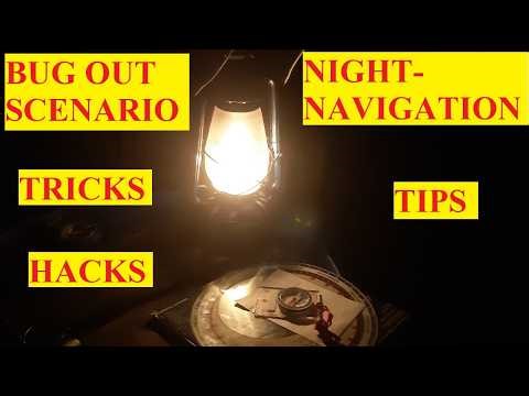 Prepper tips: night naviagation during bug out scenario.