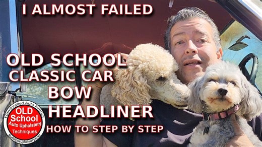 Almost Failed Installing an Old-School Classic Car Bow Headliner Kit