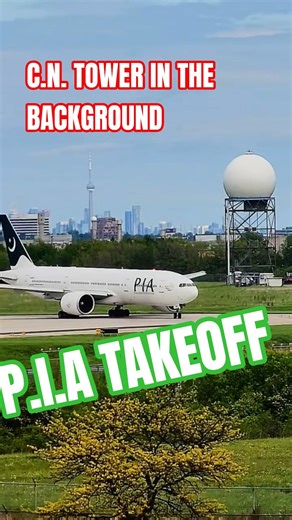 PIA Boeing 777 Spotted in Toronto! 🇵🇰✈️#Shorts #PIA #planespotting