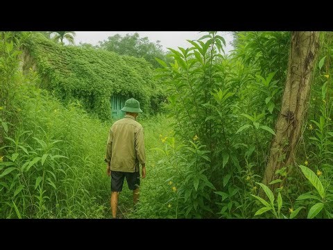 Surprise Help Single Uncle Clean Up Overgrown Abandoned House & Dramatic Transformation
