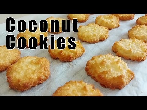 Coconut Cookies | EASY HOMEMADE COOKIES | Soft and Chewy Coconut Cookies Recipe