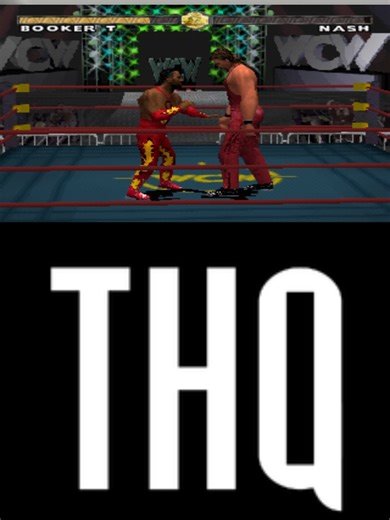 WCW Nitro PS1 - Booker T wins!#shorts #2025 #ps1 #playstation #wcwnitro #bookert #kevinnash #thq #wrestlinggames