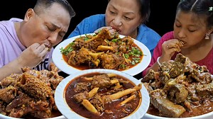 MUTTON BHUNA, MUTTON PAYA, MUTTON SPICY LIVER & MUTTON TRIPE INDIAN MUKBANG | EXPLORE FOOD & TRAVEL INDIA