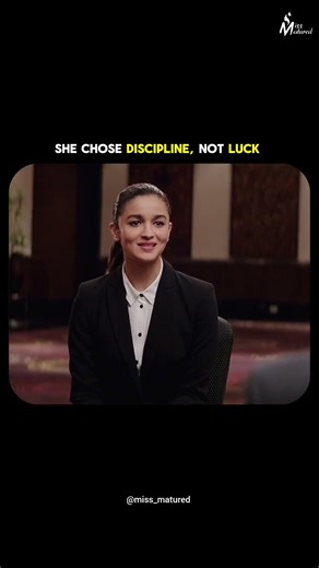 Success looks good on her because…. Watch till end! #missmaturedquotes #success #woman #brave #girl