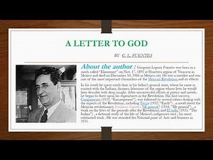 All about "A letter to God " by G. L. Fuentes.