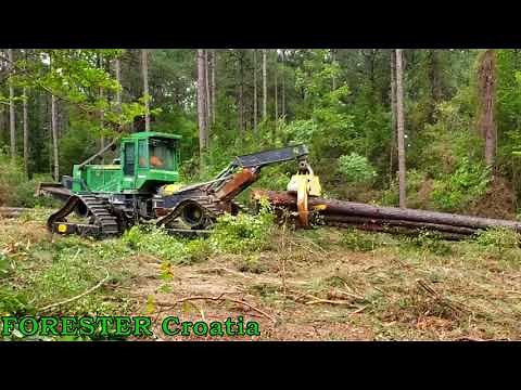 John Deere skidder on tracks!