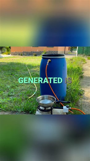 Homemade Gas: Cook with Free Gas! #shorts