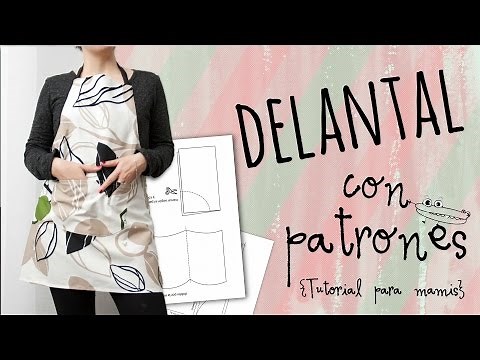 Delantal con patrones